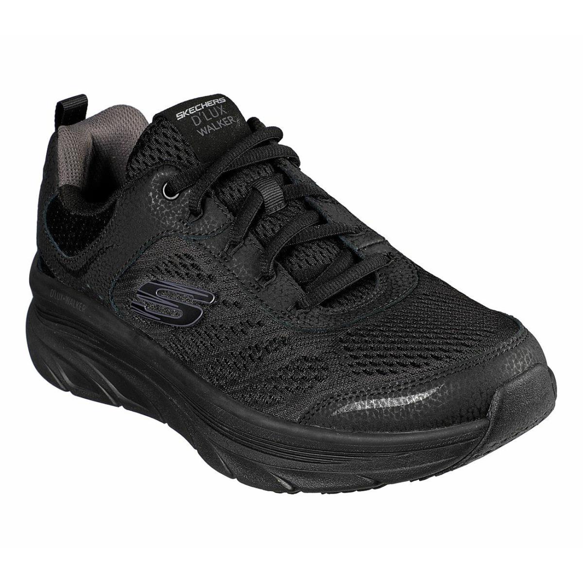 Skechers Black Shoes Men Memory Foam Cushion Sport Comfort Walker Casual 232044