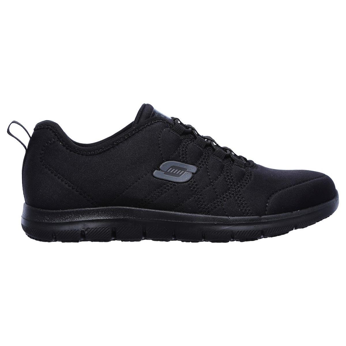 skechers casual black shoes