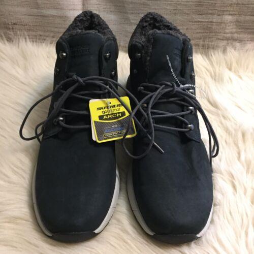 Skechers Classic Fit: Felano Morse Navy / Black Leather Shoe Boot 12 | 074651537130 - Skechers shoes Felano - Black |