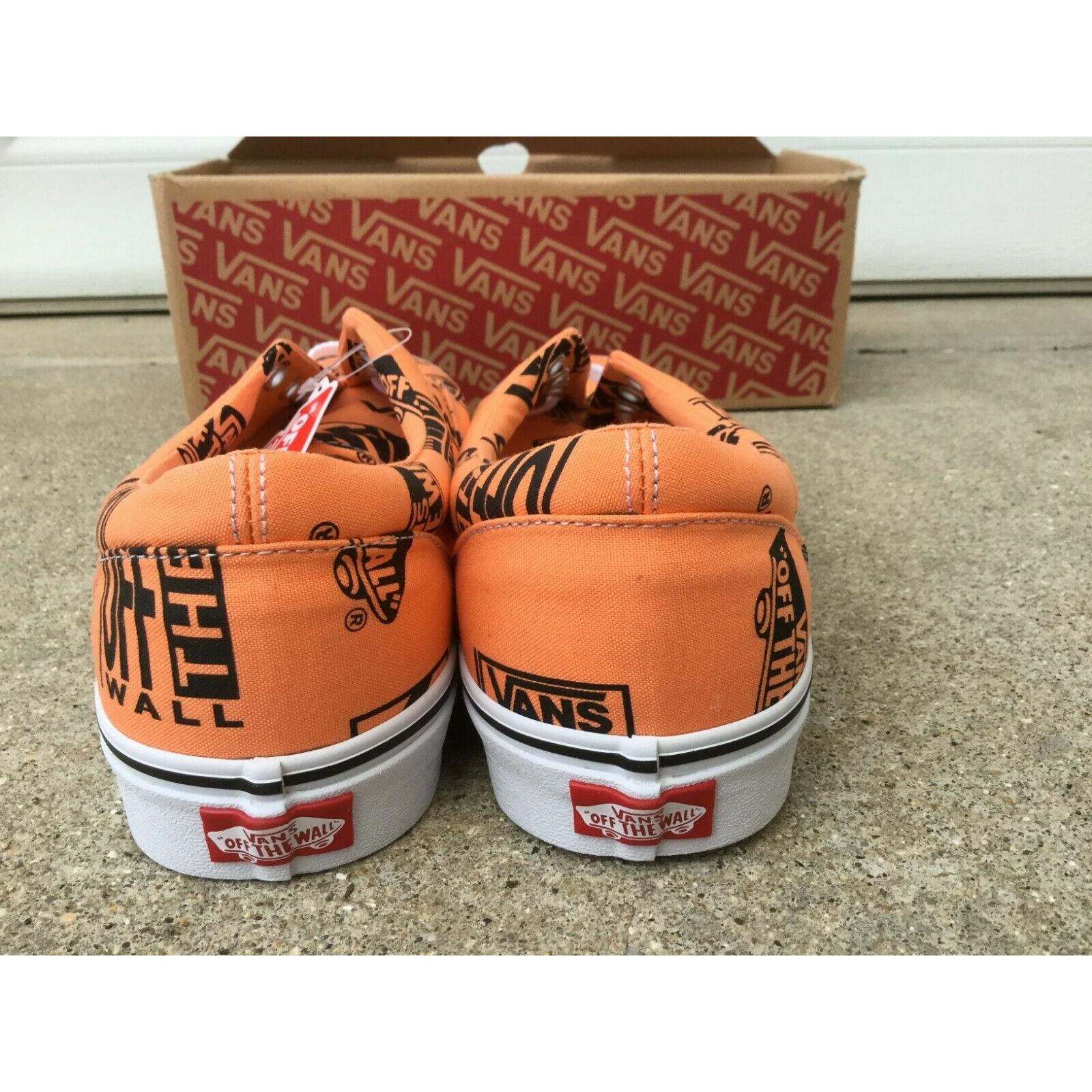 vans era tangerine black