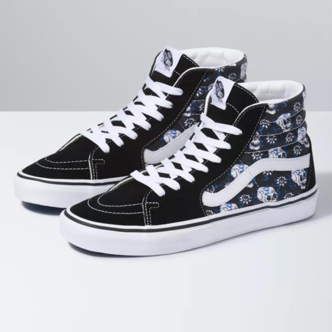 vans flash skulls