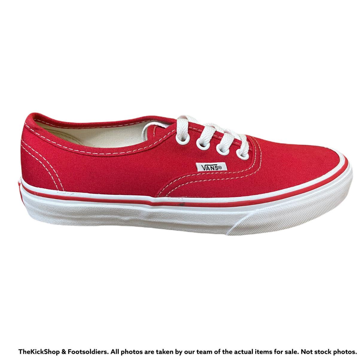 VN0EE3RED Vans Red / White Men Size 4 Women Size 5.5 | 082812310232 Vans shoes - Red | SporTipTop