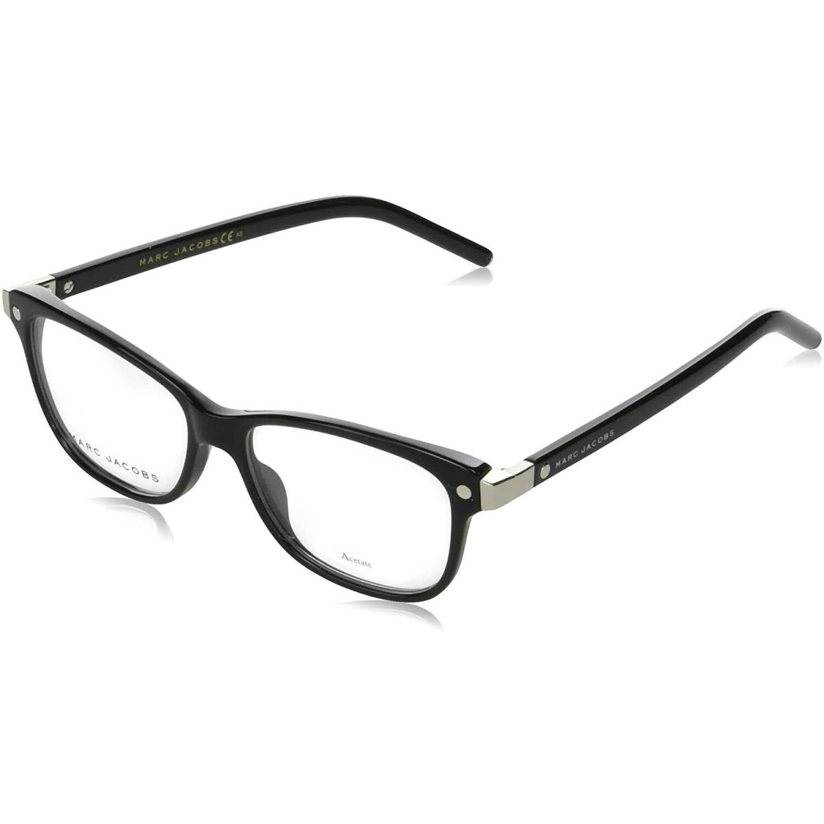 Marc Jacobs Designer Eyeglasses Frame Black Marc 72 0807 52 - Black Frame