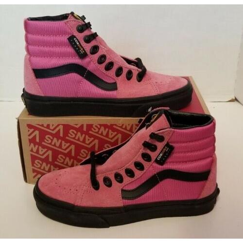 Vans Sk8-Hi Cordura Azalea Pink Skate Shoe Women`s Sz 5.5 VN0A4BV6XK5 No Lid