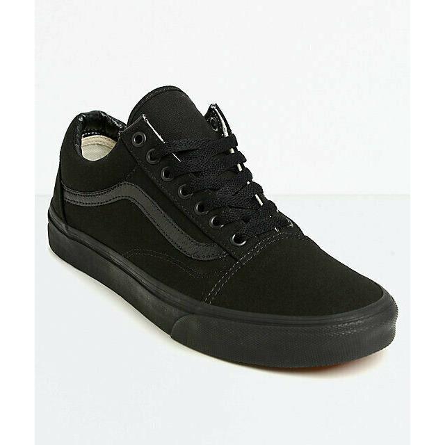 Vans UA Old Skool Mono Black Skate Shoes Sneakers From Vans