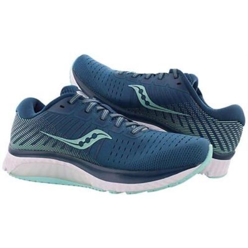 Saucony Women`s Guide 13 Running Shoe Blue/aqua 6 D W US