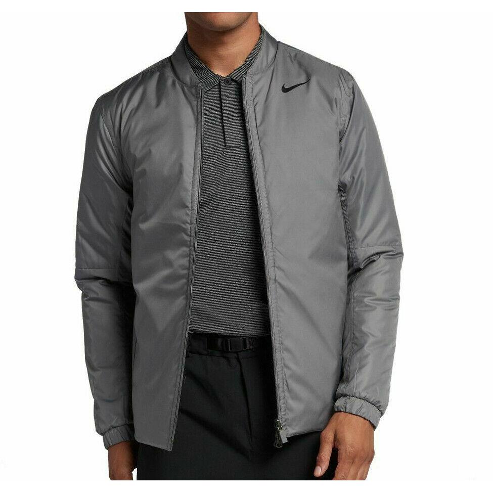 Nike Men`s Grey Reversible Insulated Golf Jacket 932309-036 - Size S/m