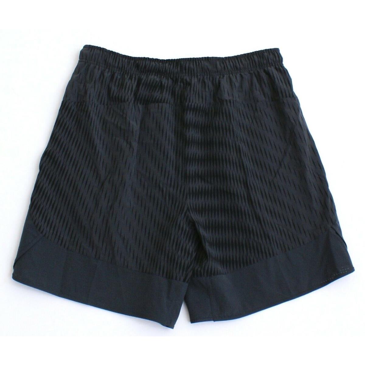 Nike Dri Fit Flex 8 Black Gray Stretch Training Athletic Shorts Men`s