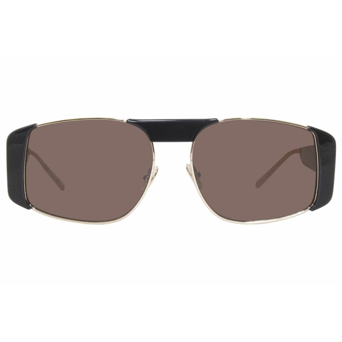Salvatore Ferragamo SF267S 733 Sunglasses Women`s Gold-black/brown Lenses 55mm