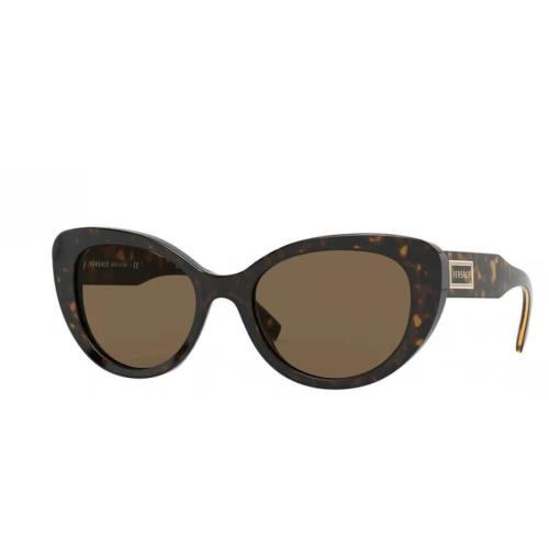 Versace VE 4378 108/73 Havana / Brown Sunglasses 54mm