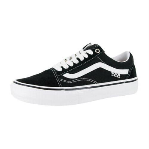Vans Skate Old Skool Sneakers Black/white Classic Skate Shoes - Black/White