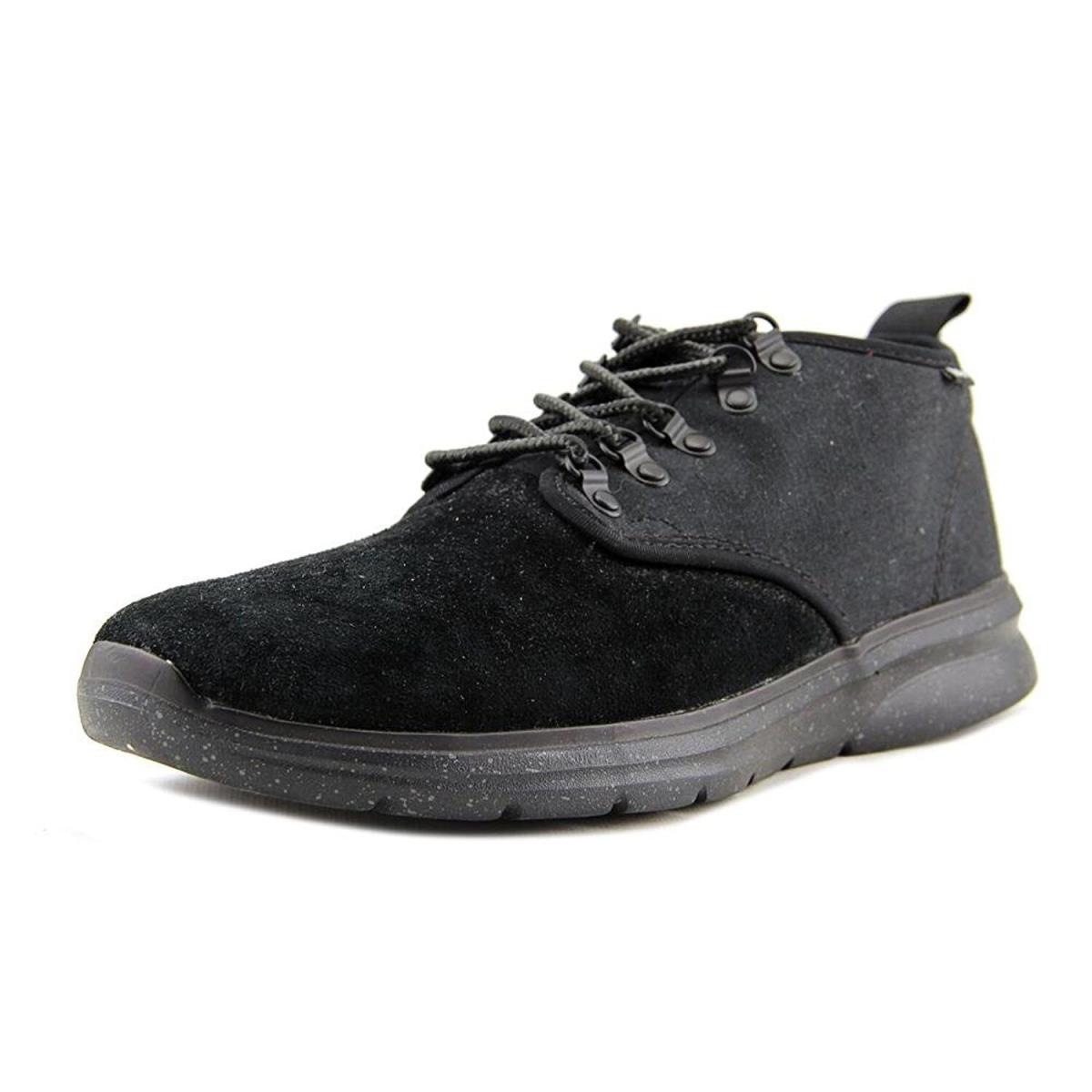 Vans Unisex Iso 2 Mid Round Toe Skate Shoe Black Charcoal Men Size 10 10.5 US