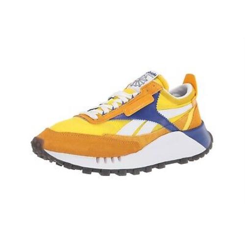 Reebok Men`s Classic Legacy Running Shoes Sneakers FY8326 - Gold/yellow/purple