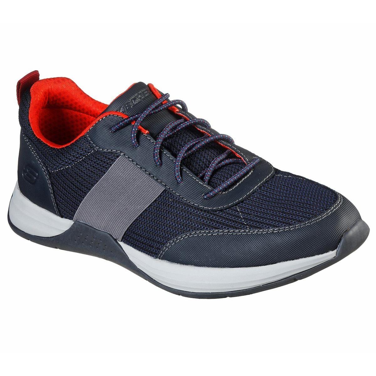 Men`s Skechers Evano Neslo Sporty Casual Shoes 210038 /nvy Multiple Sizes Navy - Navy