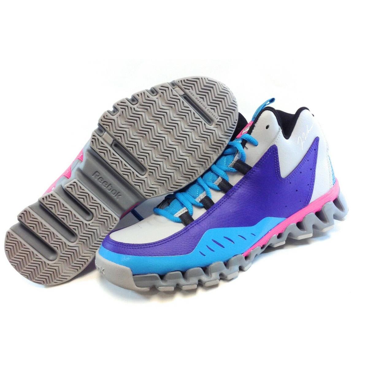 Girls Kids Youth Reebok Wall Season 3 Zig Escape V47381 Sneakers Shoes - Purple
