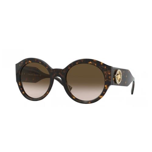 Versace VE 4380B 108/13 Havana/ Brown Gradient Sunglasses 54mm