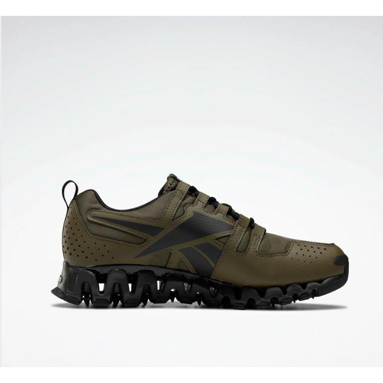 Reebok Zigwild Trail 6 Men`s Sneakers Shoes Army Green/grey US Size 11.5