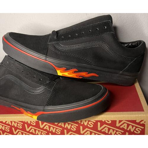 Vans shoes Flame Wall - Black 2