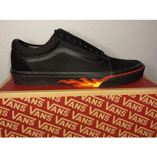 Vans shoes Flame Wall - Black 3