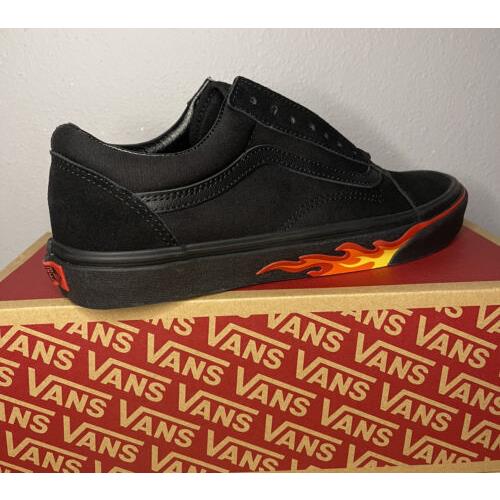 Vans shoes Flame Wall - Black 4