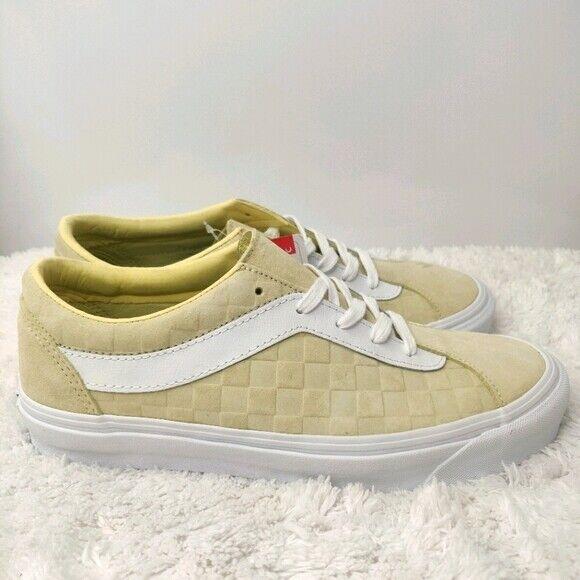 Vans Womens Bold Ni VN0A3WLP1BH Yellow Sneakers Shoes Lace Up Size 9.5