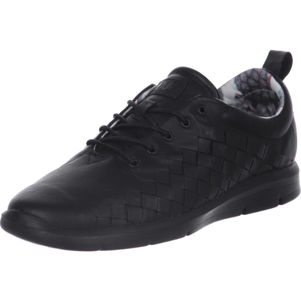 Vans Shoes Tesella 3D Aloha Black Leather Weave sz Size 10 Mens CM 28 Skate SK8