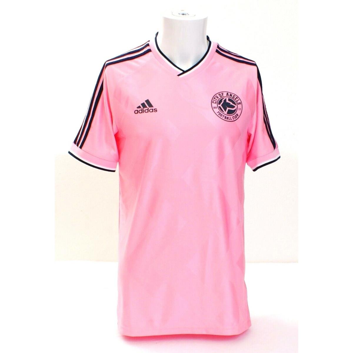 Adidas Climalite City of Angels Football Club Pink Short Sleeve Jersey Men`s