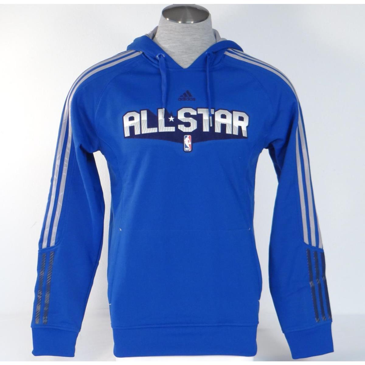 Adidas All Star Royal Blue Basketball Pullover Hooded Sweatshirt Hoodie Mens