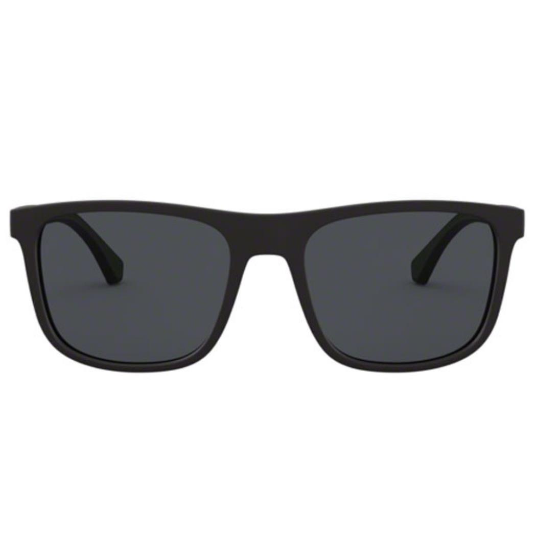 Emporio Armani EA4129-504287 Sunglasses Matte Black/grey 56 mm