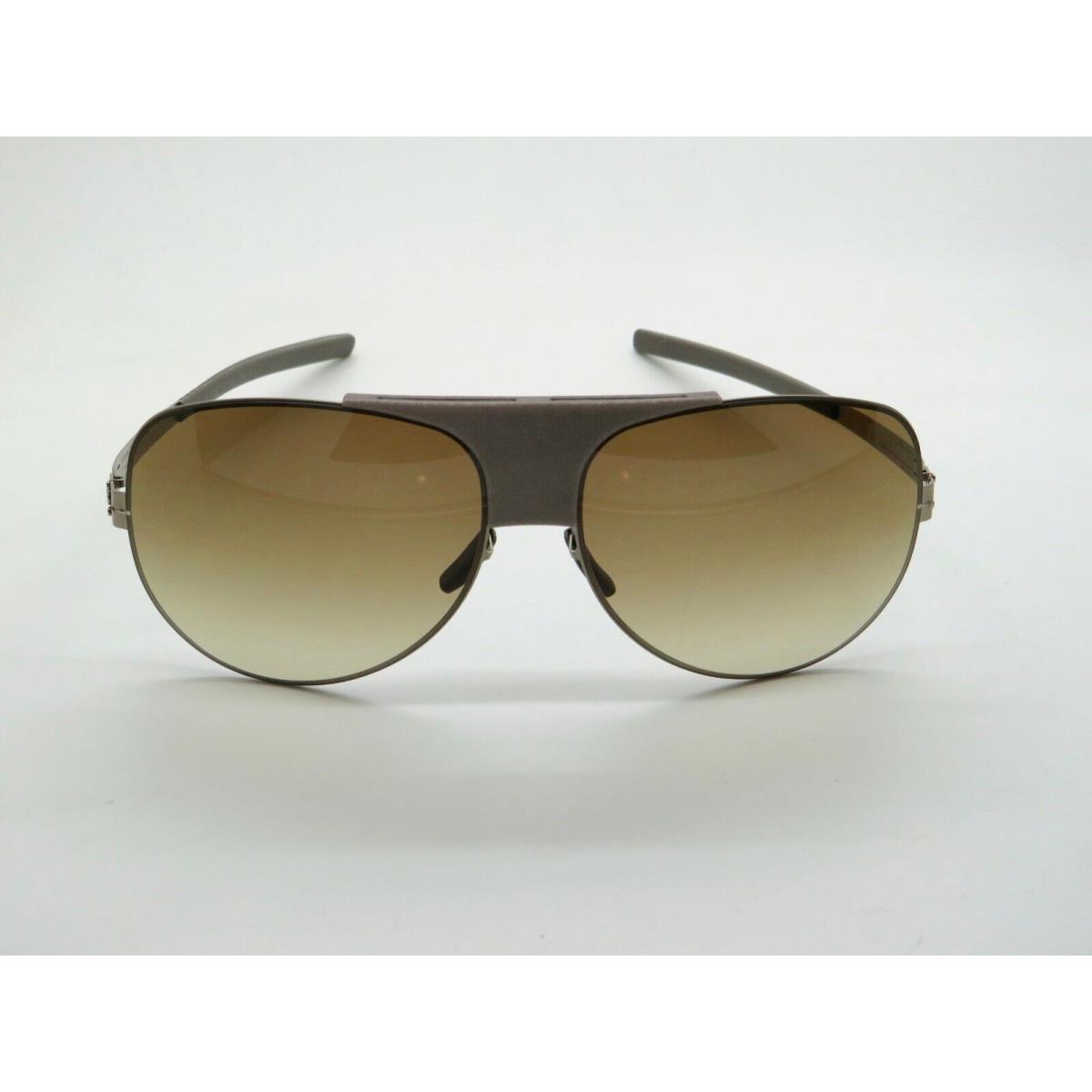 IC Berlin Roadster Bronze/brown Gradient Aviator Mirrored 62mm Sunglasses