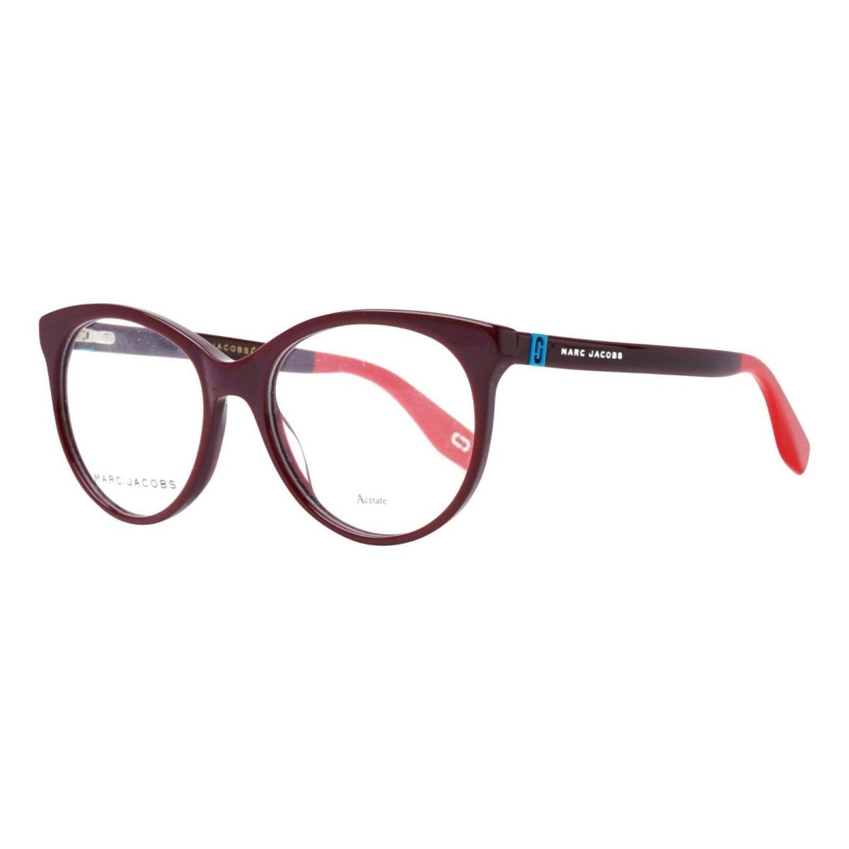 Marc Jacobs Marc 350 Lhf 52mm Ople Burgundy Women Rx Ophthalmic Eyeglasses Frame