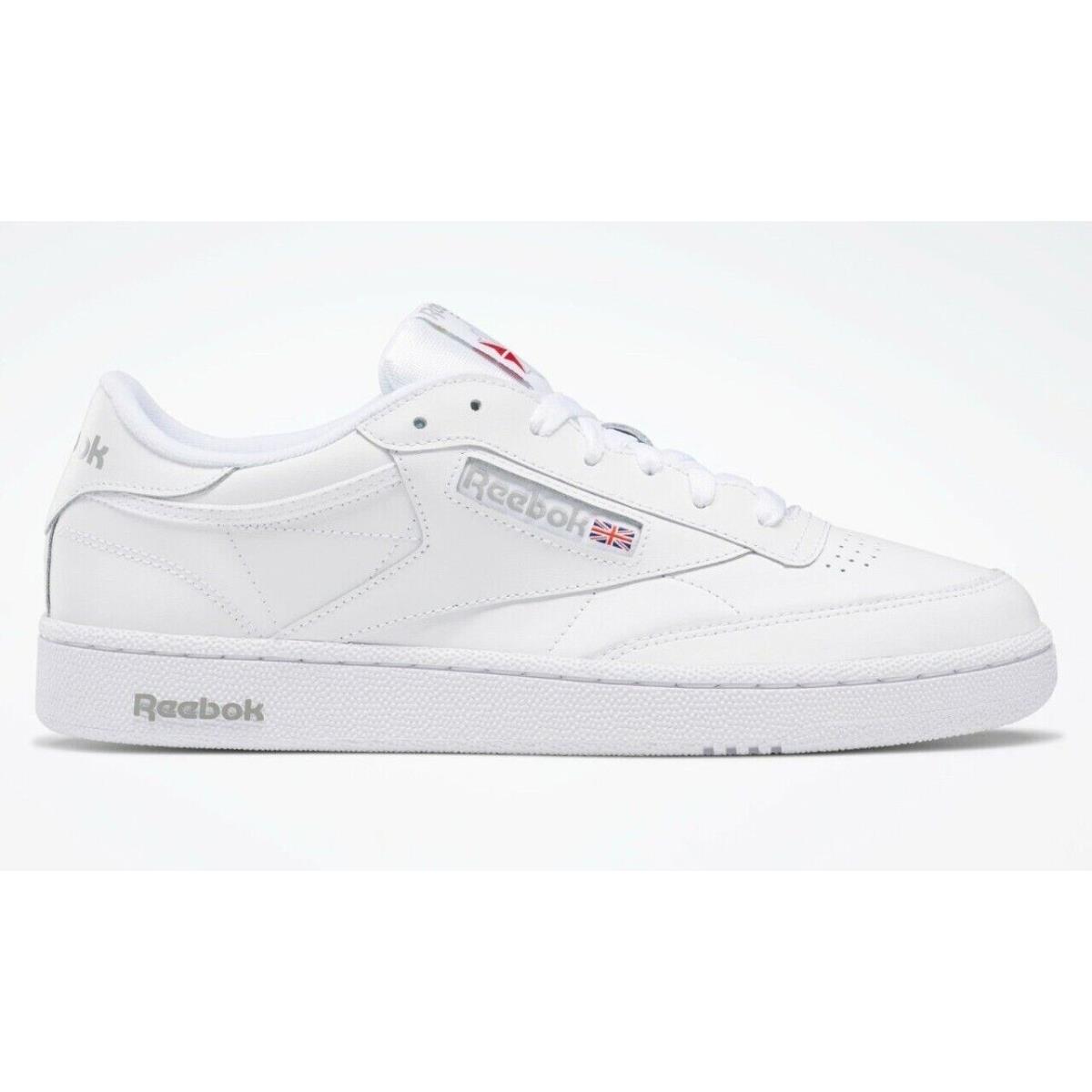 Reebok Unisex Athletic Classic Leather Shoes Breathable Lightweight Men`s Size White