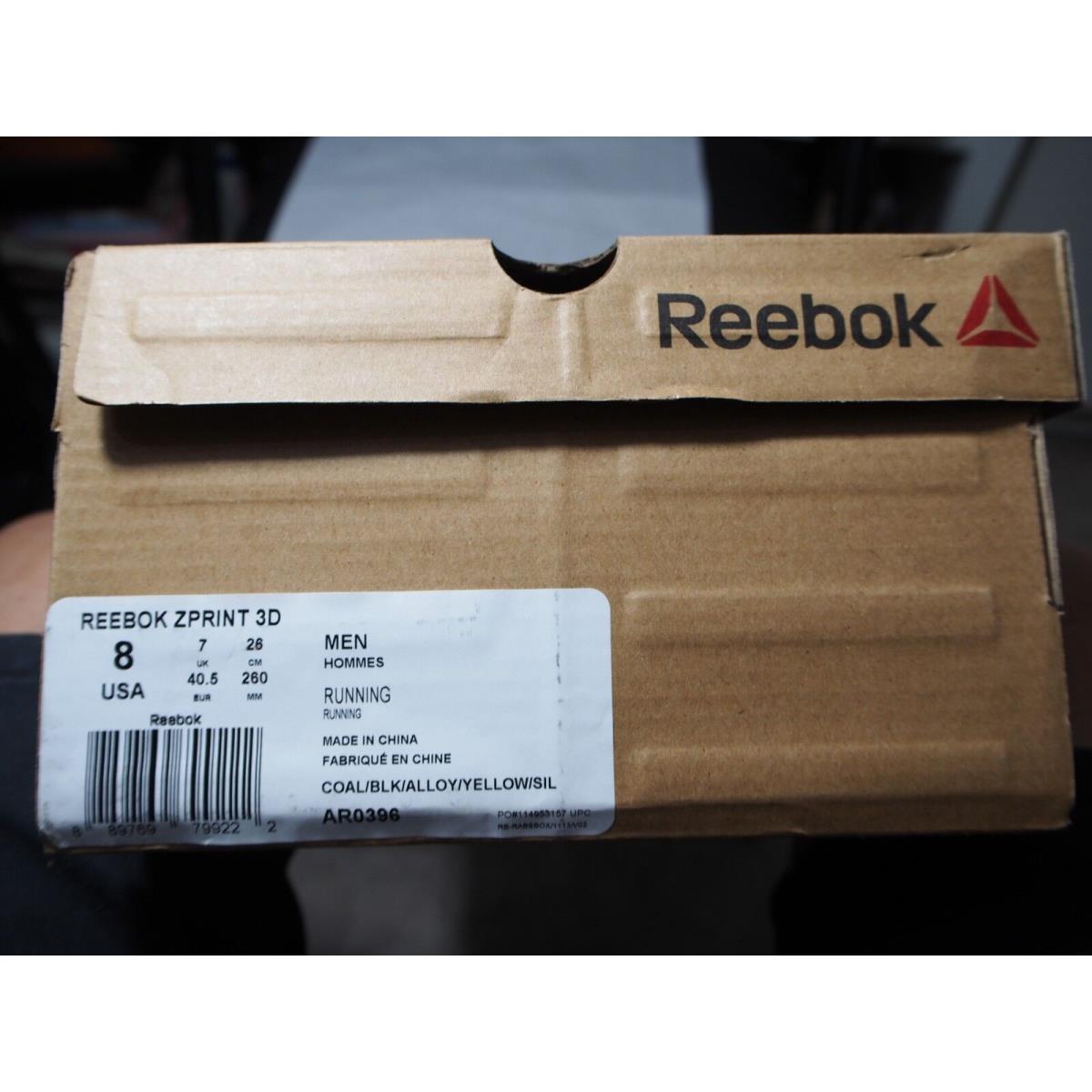 Reebok shoes Zprint - Black , Coal/Black/Alloy/Solar Yellow/Silver Metallic Manufacturer 5