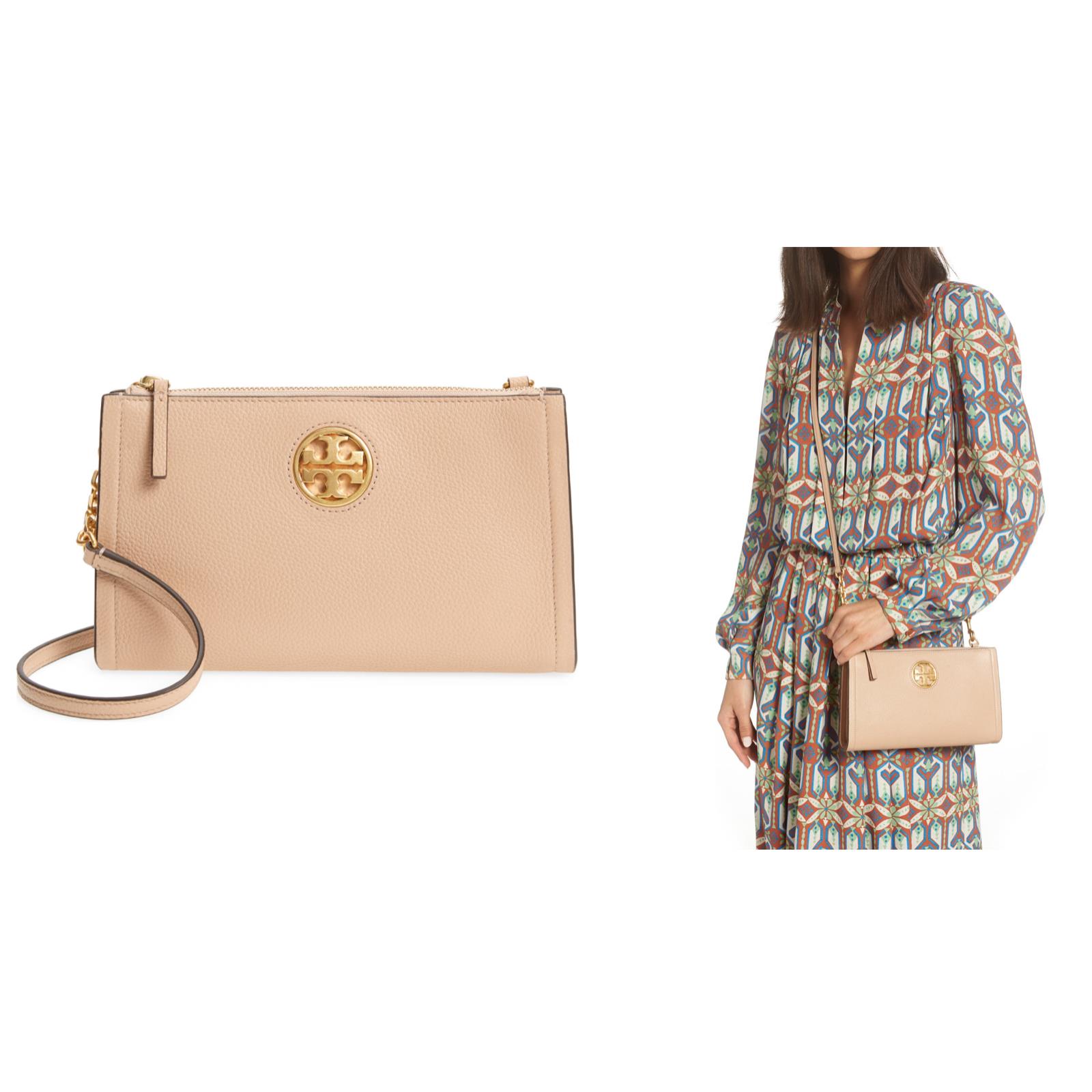 tory burch carson zip top crossbody bag