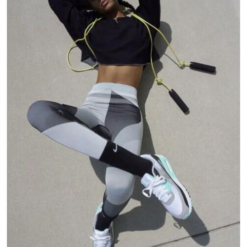 Nike Womens L Sculpt Icon Clash Tights Leggins Pants Training Run Casual