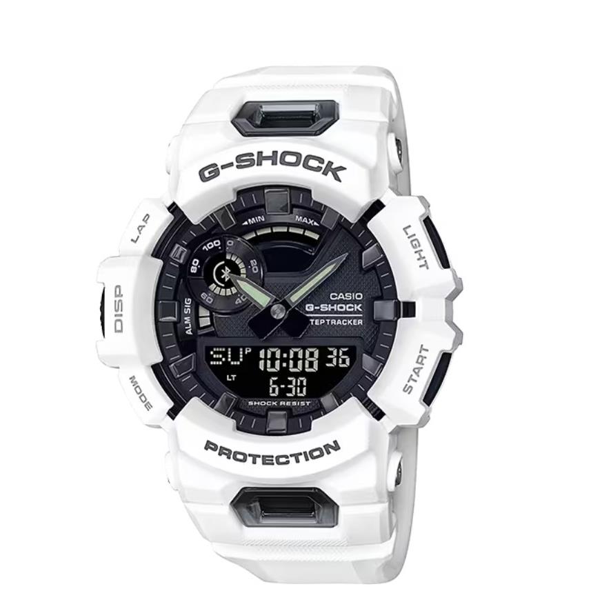 G-shock Casio Ana-digi Power Trainer with Gps Function White Watch GBA900-7A