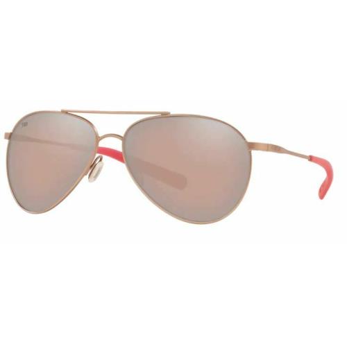 Costa Del Mar Piper Satin Rose Gold Sunglasses Pip 184 Oscglp Size N/a