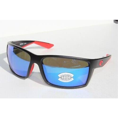 Costa Del Mar sunglasses Reefton - Black Frame, Blue Lens 1