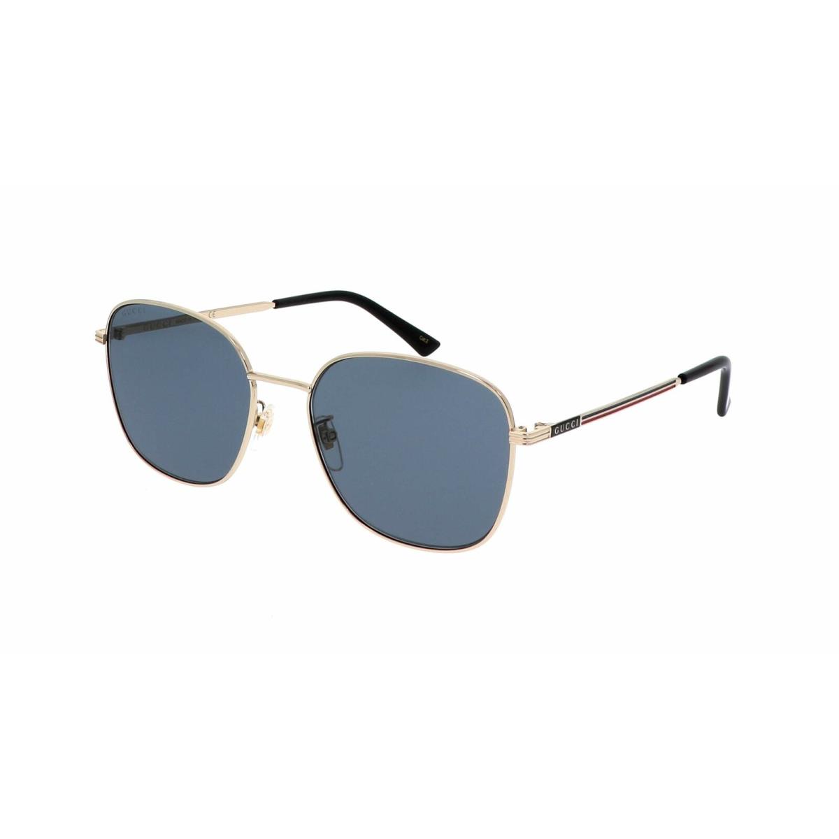 Gucci Gold / Blue Men`s 57mm Sunglasses GG0837SK-003 57