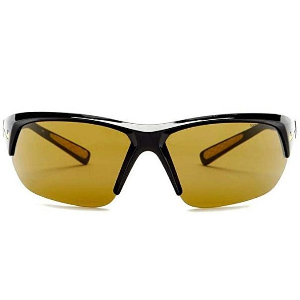 Nike Adult Unisex Skylon Ace Golf Sunglasses-black/volt/outdoor EV0525-077 - Frame: Black/Volt, Lens:
