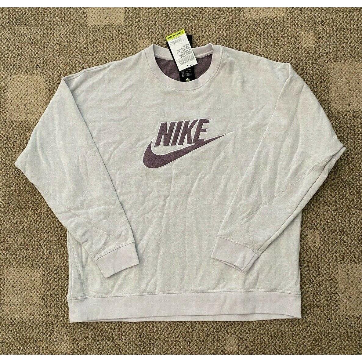 Men`s Xxl 2XL Nike Sportswear Nsw Crew Neck Sweatshirt Pure CU4507-910