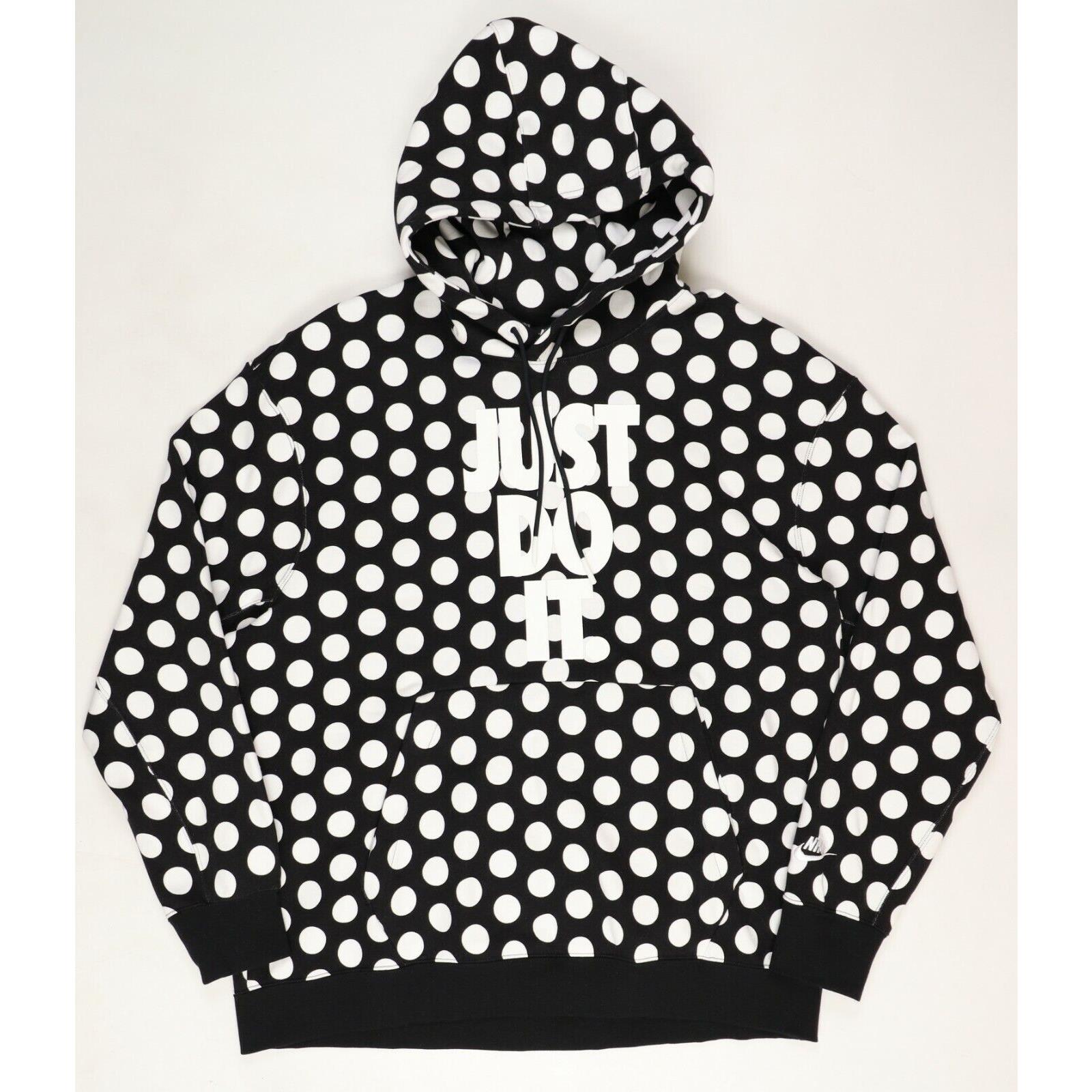 nike just do it polka dot hoodie