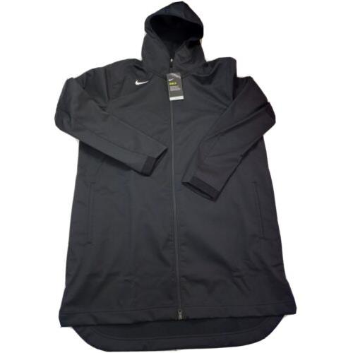 Nike Jacket Protect Men`s Size M-tall Black Basketball AJ6719-010 Parka
