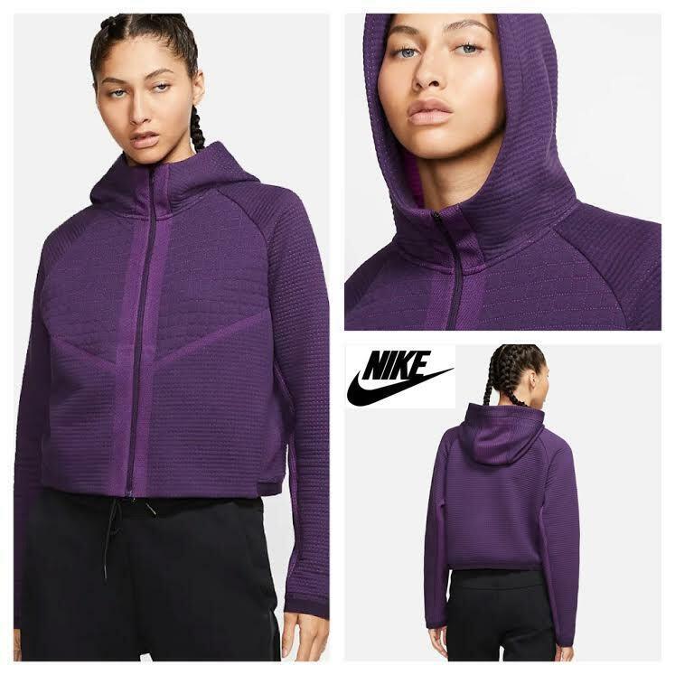 Nike Women Sz. S Tech Fleece Hoodie Full Zip Jacket City Ready Running