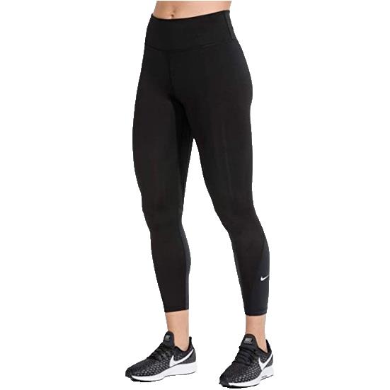 Nike L Women`s One Tight Fit 7/8 Yoga/running Leggings-black AT1102-010