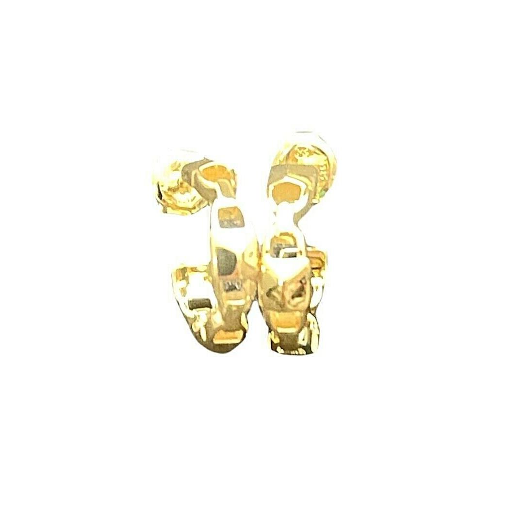 Michael Kors Earrings Yellow Gold Sterling Silver Glitz MKC1013 MKC1013AA710
