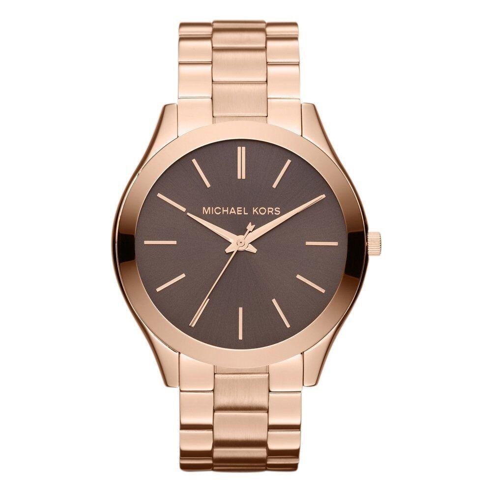 Michael Kors Women`s `slim Runway` Quartz Stainless Steel Watch Color:rose