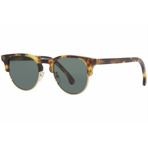 Paul Smith Birch PSSN014V1 02 Sunglasses Men`s Honeycomb Tortoise/green Mirr