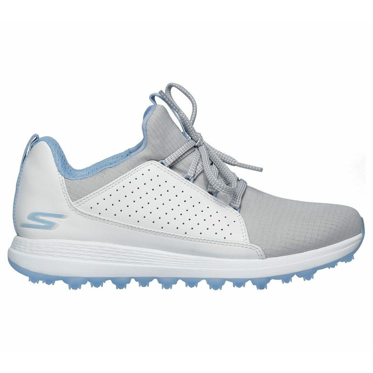 Skechers Women`s GO Golf Max Mojo Golf Shoes White/blue 14887-WGBL - Pick A Size