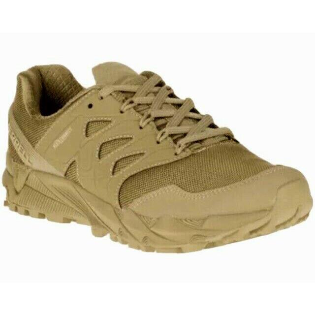 10 M Merrell Agility Peak Tactical J17761 Men`s Military Hiking Shoes Coyote